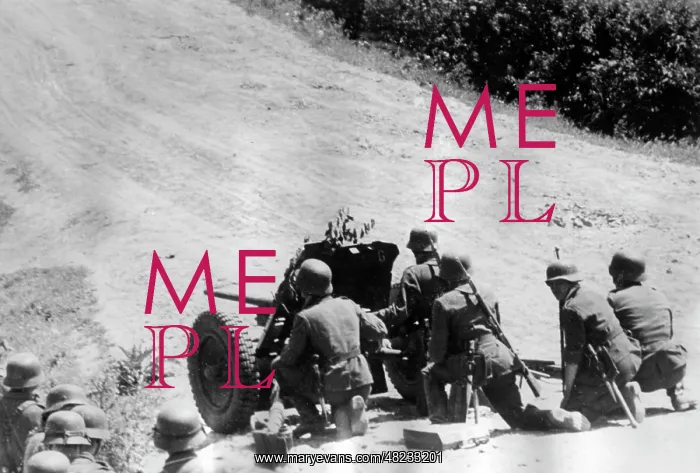 : German anti-tank gun position on the Eastern Front, 1941 : German anti-tank gun position on the Eastern Front, 1941