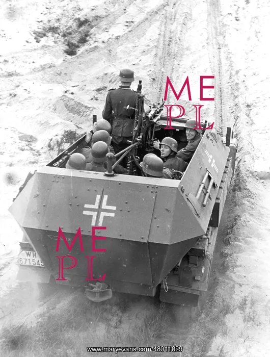 : German armored personnel carrier during an exercise : German armored personnel carrier during an exercise