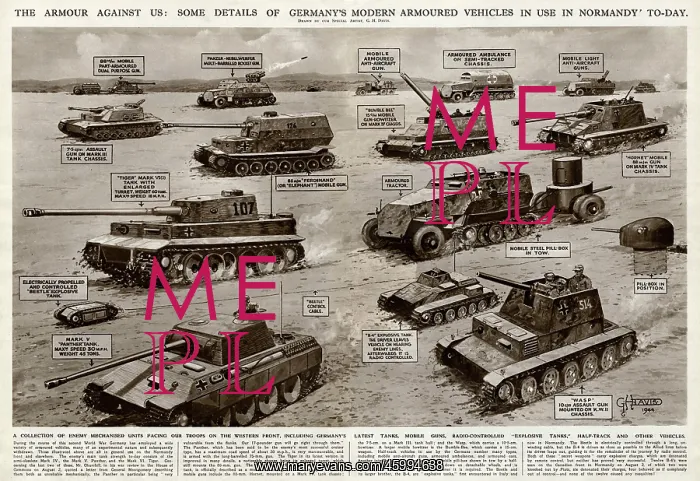  : German armoured vehicles by G. H. Davis