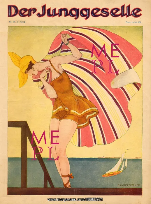 : German Art Deco Magazine Cover : German Art Deco Magazine Cover