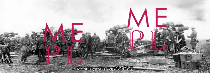 : German artillery near Arras, 1918 : German artillery near Arras, 1918