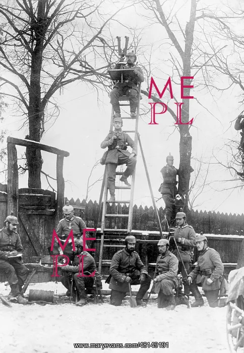: German artillery observation post 1915 : German artillery observation post 1915
