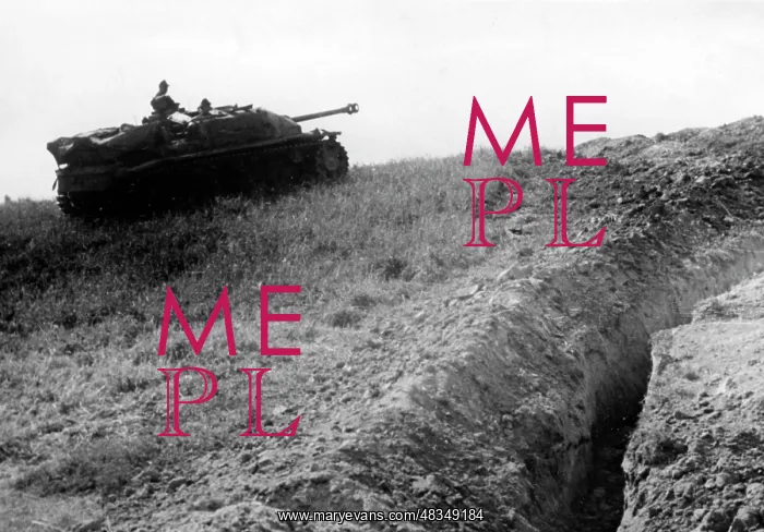 : German assault gun during the fighting in the Weichselbogen : German assault gun during the fighting in the Weichselbogen