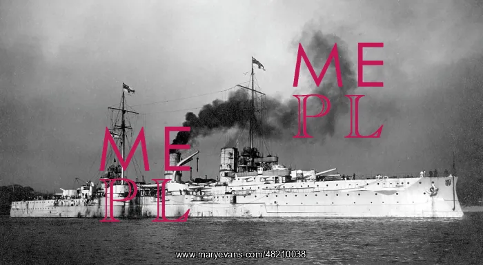 : German battleship SMS Bluecher during the First World War : German battleship SMS Bluecher during the First World War