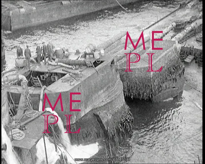 : German Battleships Being Salvaged in Scapa Flow : German Battleships Being Salvaged in Scapa Flow