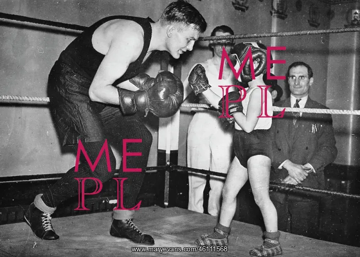 : The German Boxer Walter Neusel boxing : The German Boxer Walter Neusel boxing