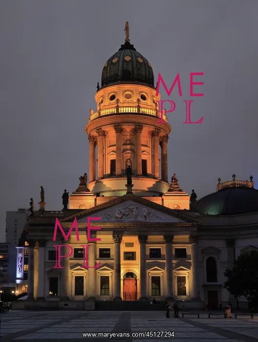 : German Cathedral, Gendarmenmarkt, Berlin, Germany : German Cathedral, Gendarmenmarkt, Berlin, Germany