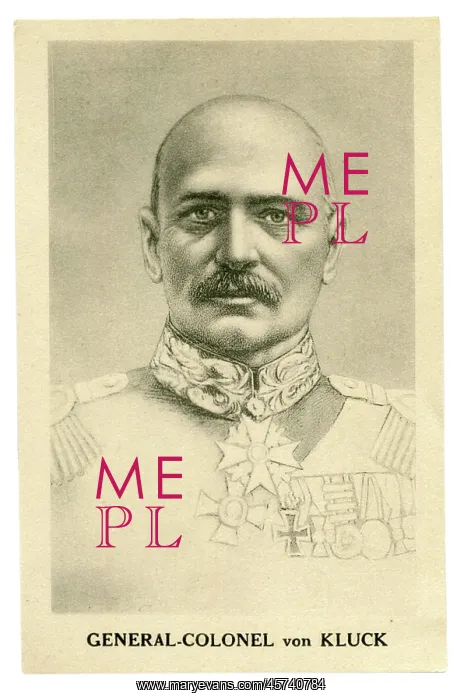: German Colonel-General von Kluck : German Colonel-General von Kluck