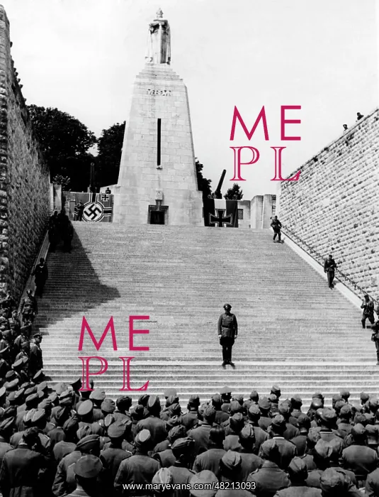 : German commemoration celebration in Verdun, 1940 : German commemoration celebration in Verdun, 1940