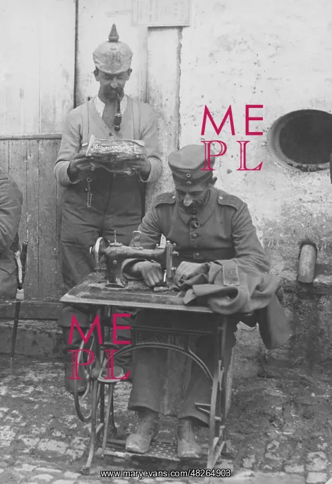 : German Company Tailor - Eastern Front, 1914 : German Company Tailor - Eastern Front, 1914