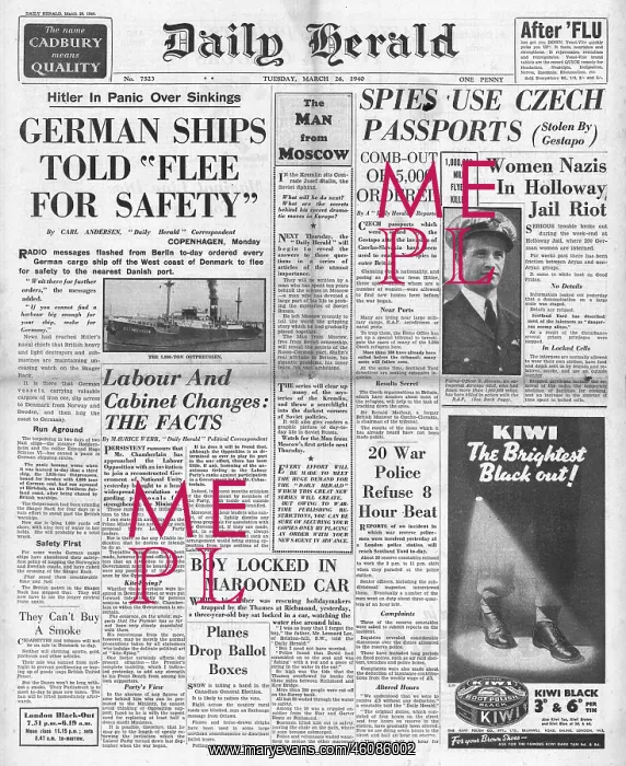 : German concern over sinkings of Cargo Ships : German concern over sinkings of Cargo Ships