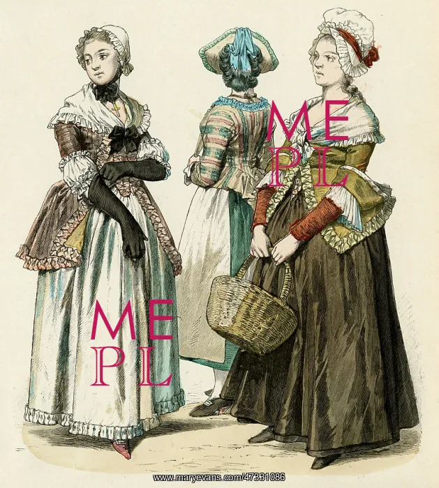 : German Costume 1790 : German Costume 1790