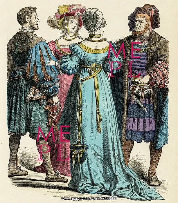 : GERMAN COSTUME C.1515 : GERMAN COSTUME C.1515