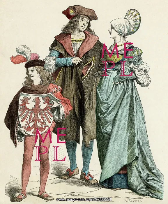 : GERMAN COSTUME C.1515 : GERMAN COSTUME C.1515