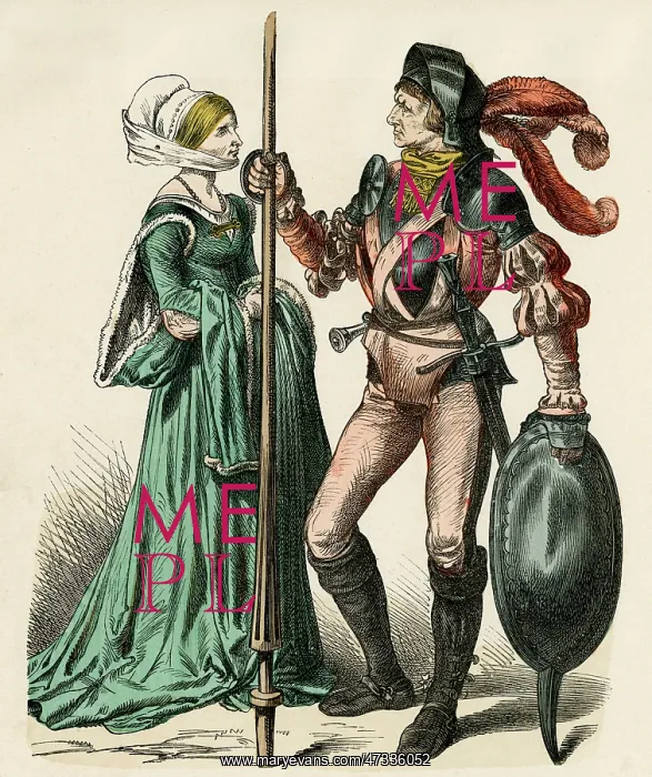 : German Costume circa 1515 : German Costume circa 1515