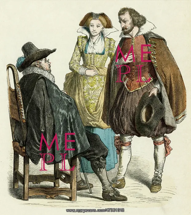 : German Costume circa 1615 : German Costume circa 1615
