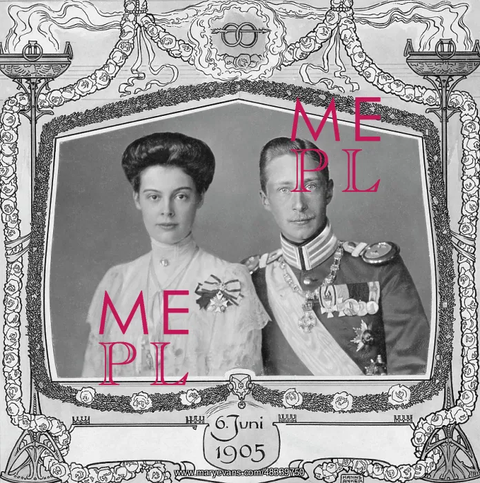 : The German Crown Prince Couple, 1905 : The German Crown Prince Couple, 1905