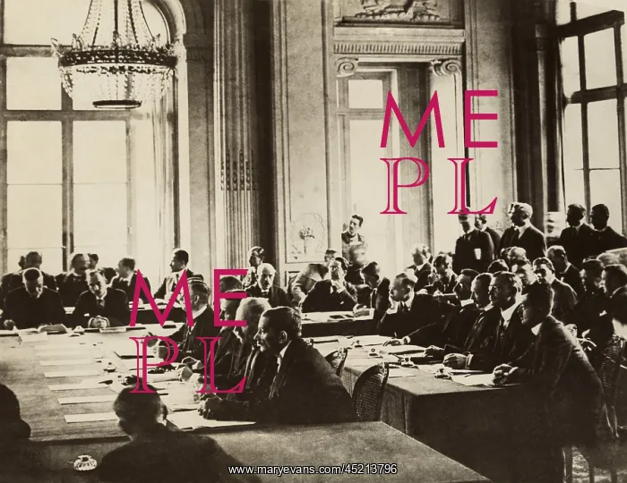 : German delegates at Versailles listening ? : German delegates at Versailles listening ?