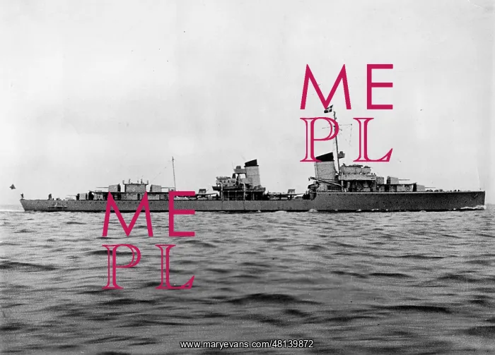 : German destroyer Leberecht Maass, 1937 : German destroyer Leberecht Maass, 1937