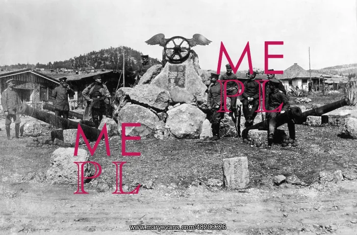 : German drivers camp in the Taurus Mountains, 1917 : German drivers camp in the Taurus Mountains, 1917