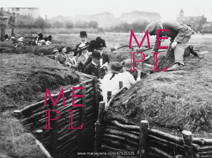 : German dummy trenches WWI : German dummy trenches WWI