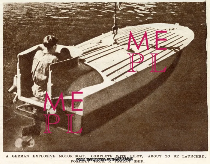 : German Explosive Motorboat; Second World War 1944 : German Explosive Motorboat; Second World War 1944