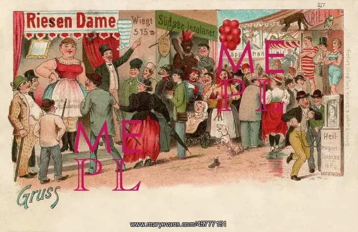 : German Fairground with Sideshows - Mainz, Germany : German Fairground with Sideshows - Mainz, Germany