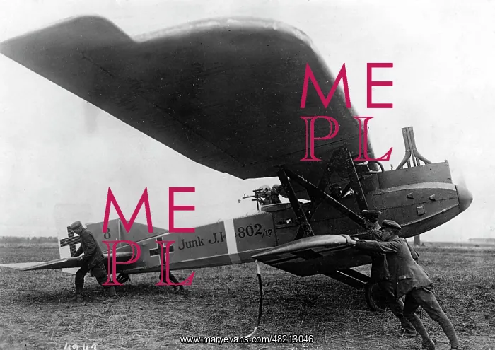 : German fighter Junkers J4, 1918 : German fighter Junkers J4, 1918