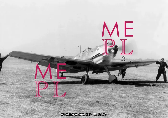 : German fighter plane Messerschmitt Me 109E, 1940 : German fighter plane Messerschmitt Me 109E, 1940