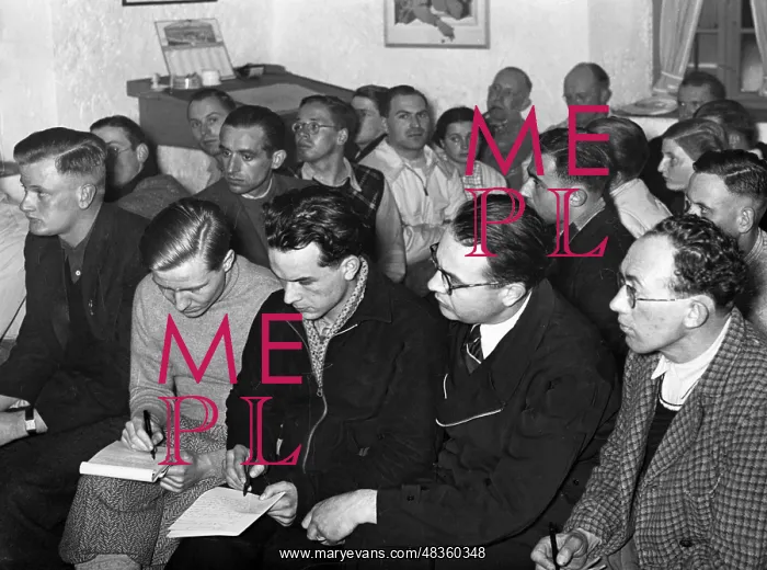: German-French student exchange, 1938 : German-French student exchange, 1938