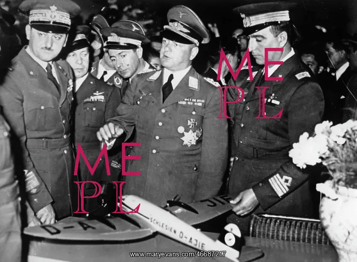 : The German General Erhard Milch in Milan : The German General Erhard Milch in Milan