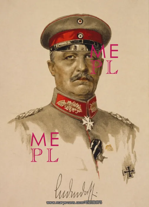 : German General, Erich Ludendorff. The Prussian : German General, Erich Ludendorff. The Prussian