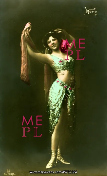  : German Glamorous Model in Historical Theatrical pose
