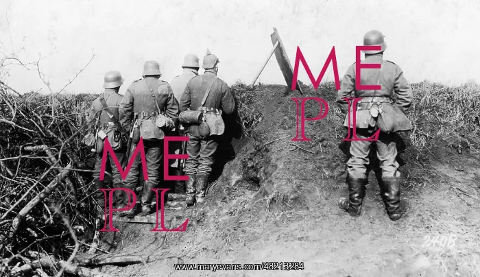 : German guards at the Western Front, 1917 : German guards at the Western Front, 1917