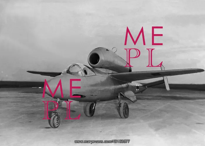 : a German Heinkel he 162 Plane, 1944 : a German Heinkel he 162 Plane, 1944