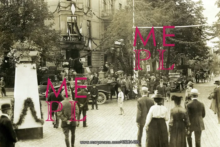 : The German house in Marienwerder, around 1920 : The German house in Marienwerder, around 1920