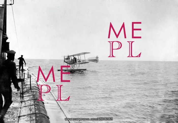 : German hydroplane as communicator, 1917 : German hydroplane as communicator, 1917