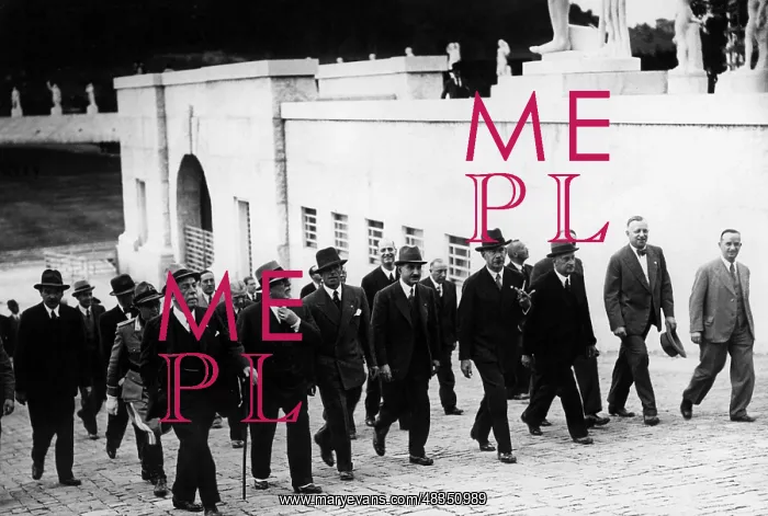 : German industrialists in Rome, 1936 : German industrialists in Rome, 1936