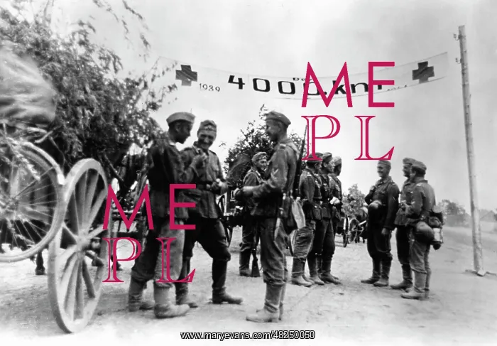 : German infantry celebrating a march performance in Ukraine : German infantry celebrating a march performance in Ukraine