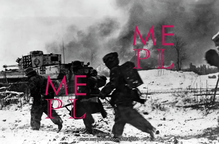 : German infantry during a counter-attack on the Eastern : German infantry during a counter-attack on the Eastern