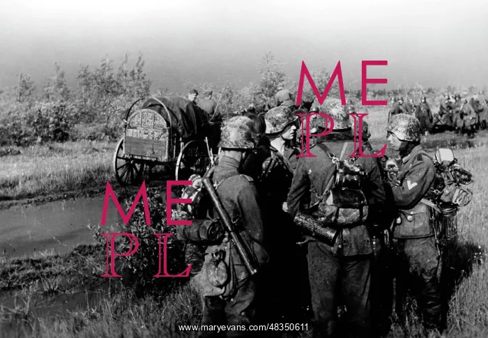 : German infantry on the Donets front, June 1942 : German infantry on the Donets front, June 1942
