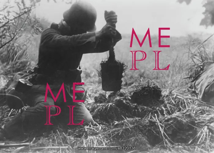 : German infantryman digging in, 1942 : German infantryman digging in, 1942