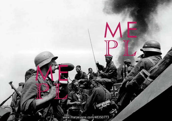 : German infantrymen on the Donets, June 1942 : German infantrymen on the Donets, June 1942