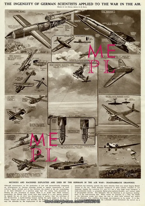  : German inventions for war in the air by G. H. Davis