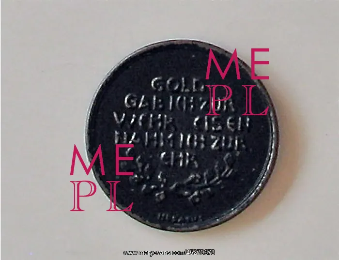 : A German iron commemorative medal - 1916 : A German iron commemorative medal - 1916