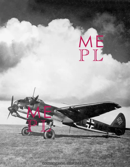 : A German Junkers JU 88, 1940 : A German Junkers JU 88, 1940