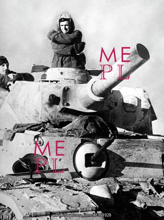 : German Kampfpanzer - battle tank at Toropez, 1943 : German Kampfpanzer - battle tank at Toropez, 1943