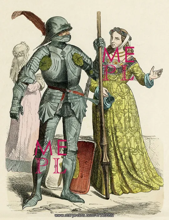 : GERMAN KNIGHT & LADY C15 : GERMAN KNIGHT & LADY C15