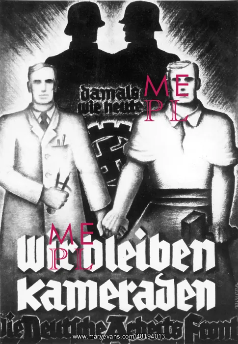 : German Labor Front poster : German Labor Front poster