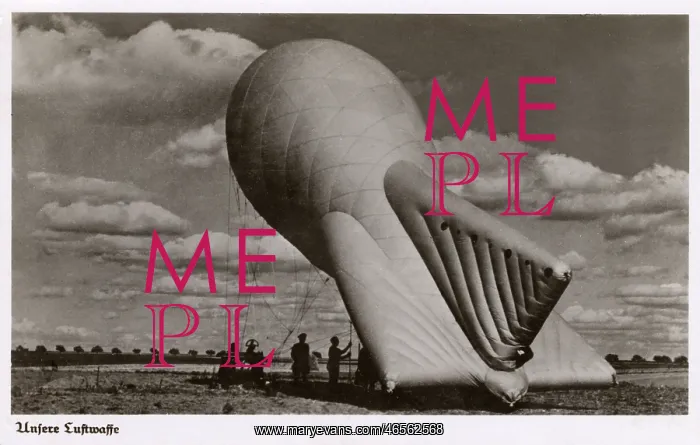  : German Luftwaffe Barrage Balloon - WWII
